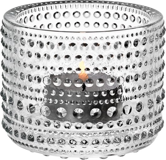 Iittala Kastehelmi - Waxinelichthouder - 8x6cm - helder