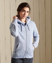 Superdry Dames Trui Geborduurde Vintage Logo hoodie met rits