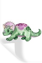 Stickers muraux - Dinosaurus - Vert - Chambre Enfant - Garçons - Filles - Enfants - 40x60 cm - Film Adhésif