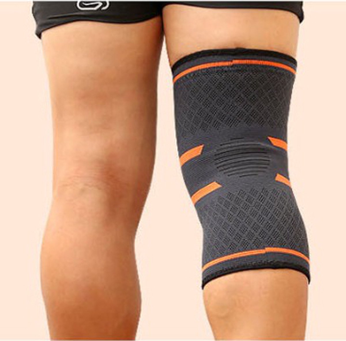 Kniesteun voor mannen, compressie mouw voor de knie, ademende