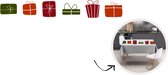 Kerst Tafelkleed - Kerstmis Decoratie - Tafellaken - Cadeaus - Kerst - Wit - 200x130 cm - Kerstmis Versiering