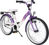 Bikestar 20 inch Classic kinderfiets, lila / wit