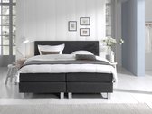 140x220 Boxspring Gratis gemonteerd Compleet incl. topdekmatras Antraciet Actie: 2 gratis kussens t.w.v. €79,99 p.s.