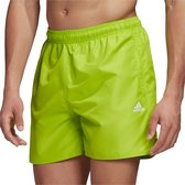 adidas CLX Solid Swim Short FJ3384, Mannen, Groen, Shorts, maat: L