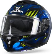 Shark Spartan GT Replikan KUB Zwart Chrome Blauw M