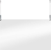 Plexidirect Hangend scherm | 1000x1000x3mm + ophangset normaal plafond