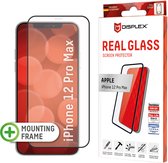Displex Real Glass FC + Frame screenprotector voor iPhone 12 Pro Max - transparant