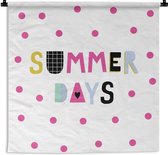Tapisserie - Tapisserie - Été - Citation - Pois - 60x60 cm - Tapisserie