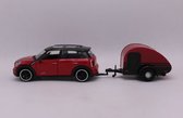 Mini Cooper S Countryman With Camper Red