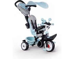 Smoby - Baby Driver Plus Blauw - Driewieler - Loopfiets