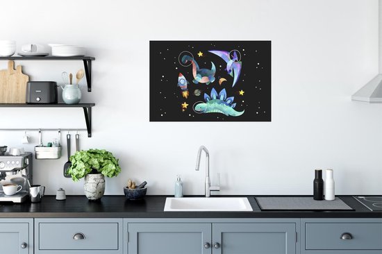 Affiche Etoiles - Dinosaurus - Enfants - 60x40 cm