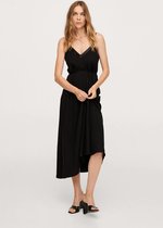 Mango Jurk Soepelvallende Midi Jurk 17087746 99 Dames Maat - S