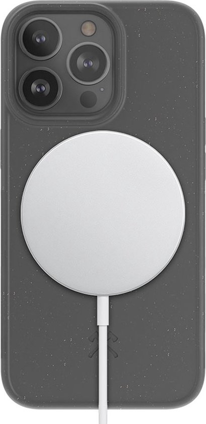 Woodcessories Bio Case MagSafe coque de protection pour téléphones portables 17 cm (6.7") Housse Noir