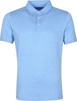 Suitable - Prestige Melange Polo Blauw - L - Modern-fit