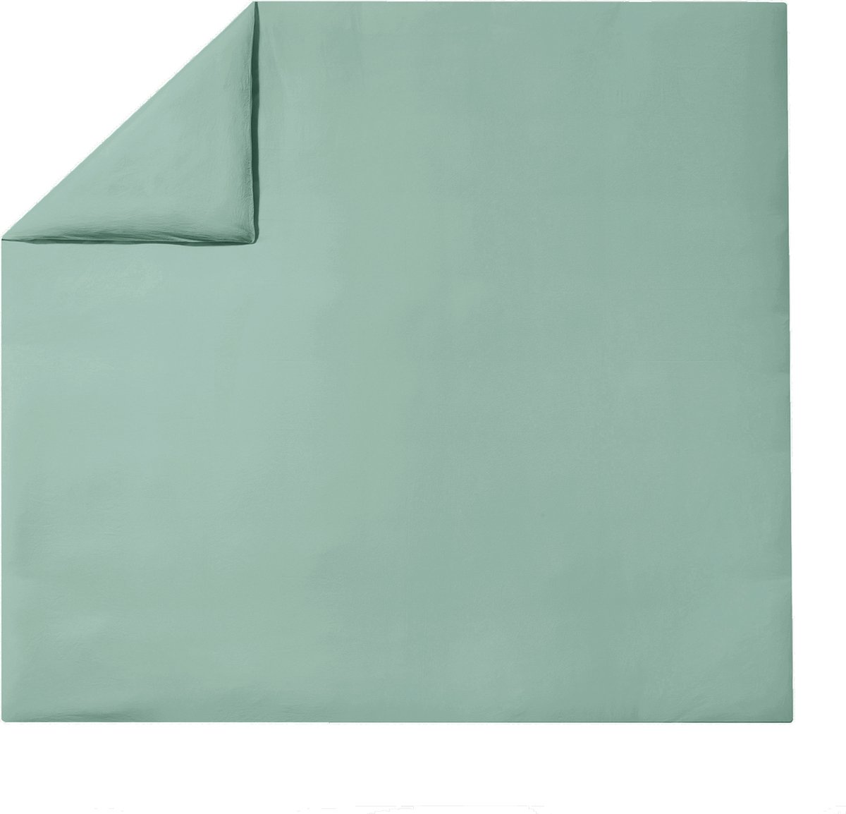 Essix Soft Line Effen dekbedovertrek van gewassen katoen Made in France 140 x 200