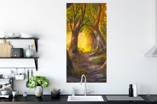 Affiche une forêt de conte de fées - 60x120 cm