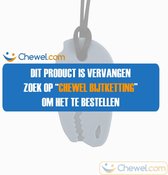 Stevige bijtketting kauwketting | Dinosaurus T-Rex Dino | Donkergrijs Extra Sterk