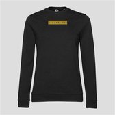 SWEATER GOLD I LIKE YOU BLACK (S)