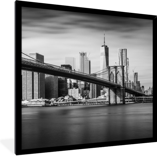 Cadre photo avec affiche Pont de Brooklyn et skyline de New York