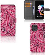Hoesje ontwerpen Motorola Edge 20 Lite GSM Hoesje Swirl Pink