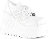 Demonia Plateau sneakers -35 Shoes- STOMP-08 US 5 Wit