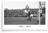 Walljar - NEC - MVV '47 - Zwart wit poster