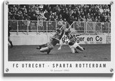 Walljar - FC Utrecht - Sparta Rotterdam '83 - Muurdecoratie - Plexiglas schilderij