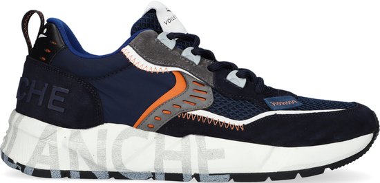 Voile Blanche Club01 Lage sneakers - Leren Sneaker - Heren - Blauw - Maat 42  | bol.com