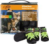 AFP All Road Boots Hondenpoot 7,5 cm - Hondenschoenen - Biedt Extra Bescherming en Comfort - Met Reflecterende Strips - Inclusief opbergzakje - Set van 4 Stuks - XXL