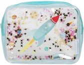 Glitter toilettas space raket - A Little Lovely Company