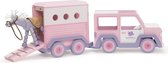Le Toy Van Poppenhuismeubels Auto Bluebell Transporter - Hout