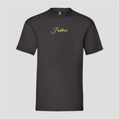 T-SHIRT JADORE VELVET YELLOW - BLACK (XS)