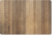 Bureau onderlegger - Muismat - Bureau mat - Een hout structuur met smalle planken van verschillende kleuren - 60x40 cm