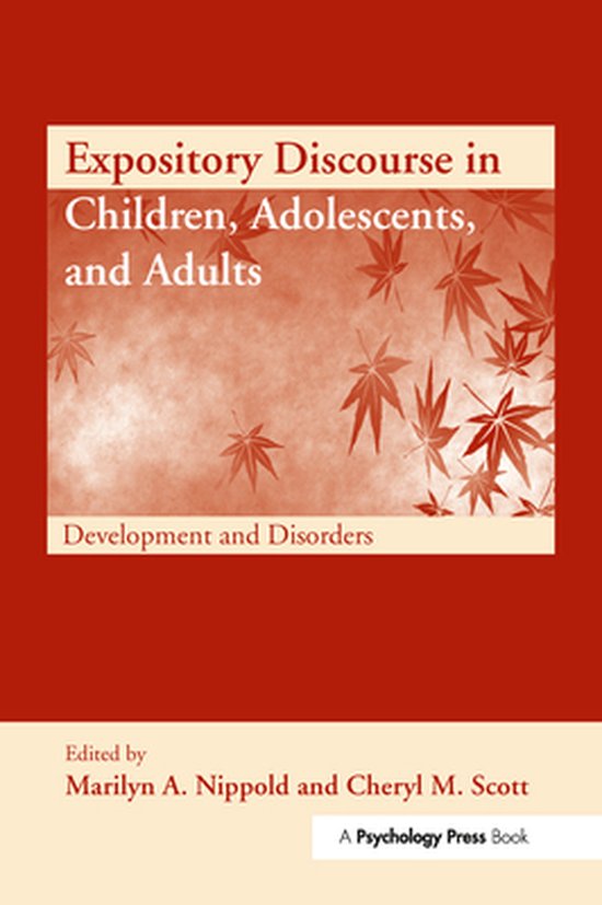Expository Discourse in Children, Adolescents, and Adults - cover