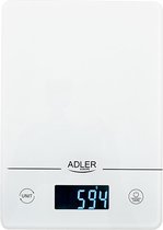 Adler AD3170 - Keukenweegschaal - tot 15 kg - wit