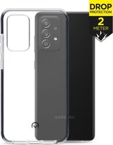 Samsung Galaxy A52 Hoesje - Mobilize - Shatterproof Serie - Hard Kunststof Backcover - Transparant / Zwart - Hoesje Geschikt Voor Samsung Galaxy A52