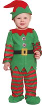 GUIRMA - Kerst Elf Verkleedkleren Groen Baby - 12 - 18 maanden