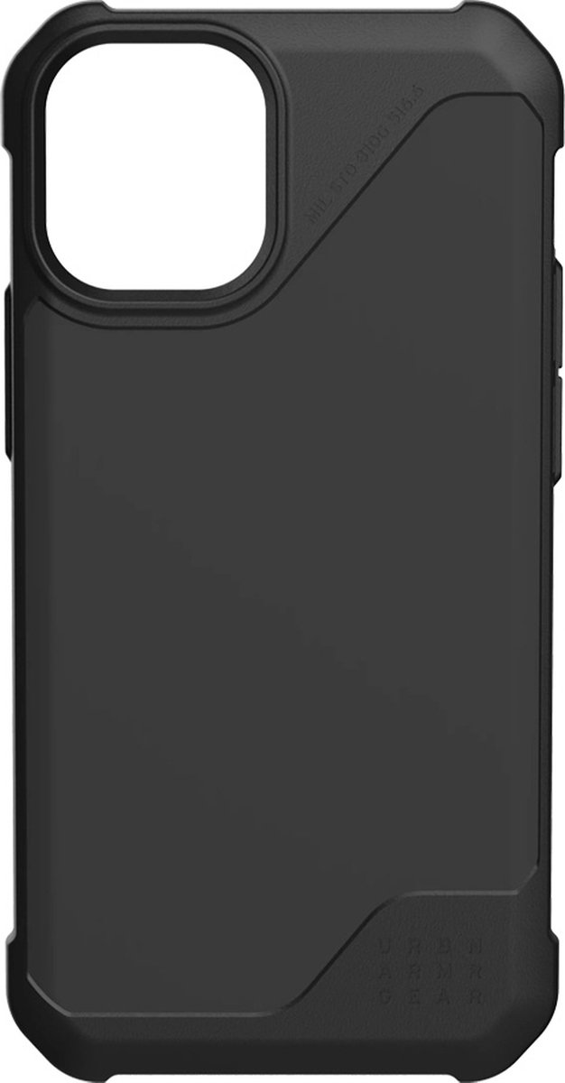 Urban Armor Gear Metropolis LT Apple iPhone 12 Pro Max Hoesje PU Zwart
