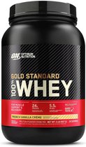 Optimum Nutrition Gold Standard 100% Whey Protein - Eiwitpoeder  - Eiwitshake / Proteine Shake -  Vanille Smaak - 908 gram (30 shakes) - 1 Pot