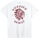 Warrior Spirit - Oversized - Wit T-shirt