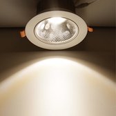 Tsong - LED inbouwspot Dimbaar - 5W vervangt 50W - 2700K warm wit licht - Kantelbaar