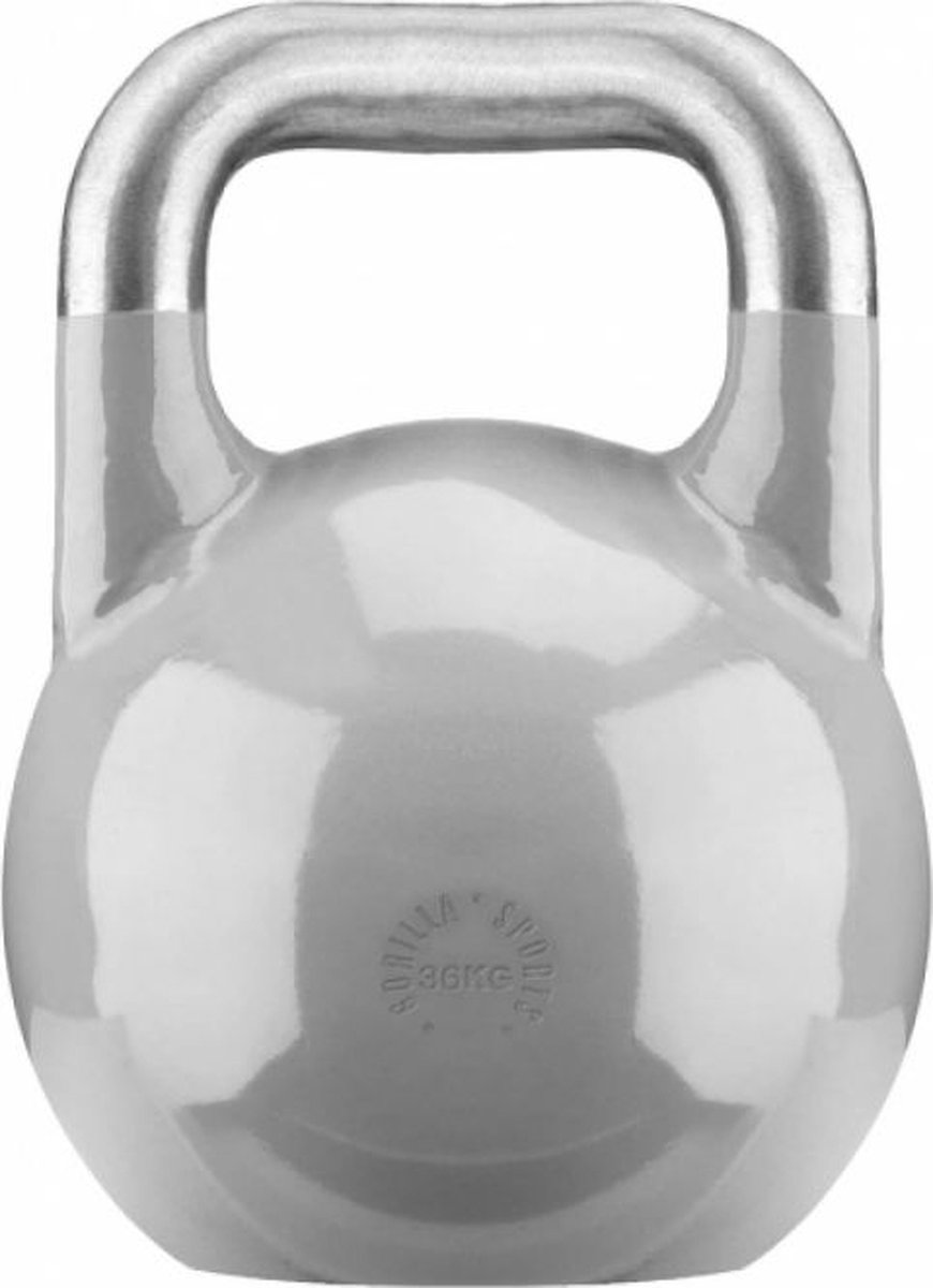Gorilla Sports Kettlebell - Competitie Kettlebell - 36 kg - Staal