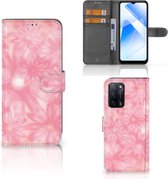 Telefoonhoesje OPPO A16/A16s | OPPO A54s Wallet Book Case Spring Flowers