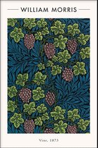 Walljar - William Morris - Vine II - Muurdecoratie - Canvas schilderij