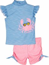 Playshoes Maillot De Bain Crabe Filles Polyester 2 Pièces Taille 122/128
