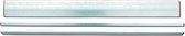 TRK Licht metalen trapezoidale profiel met plastic eindkappen, Profiel cross-section: 18 x 95 mm    180cm