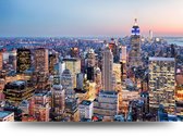 Maison de France - Aluminium New york – skyline - aluminium - 60 x 90 cm