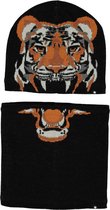 MOLO - Hoofd- en nekwarmer voor jongens - Kleo - Zwart - maat L (4-10yrs)