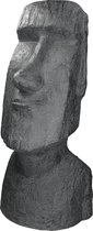 Paaseiland hoofdfiguur antraciet, 26,5x19x53,5 cm, gegoten steenhars
