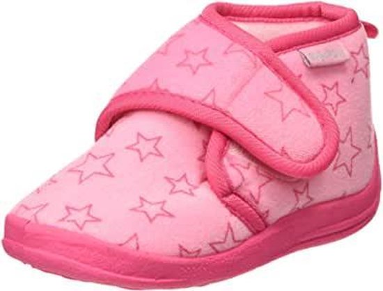 Playshoes Sterren Pantoffels - Kinderen - Pastelroze